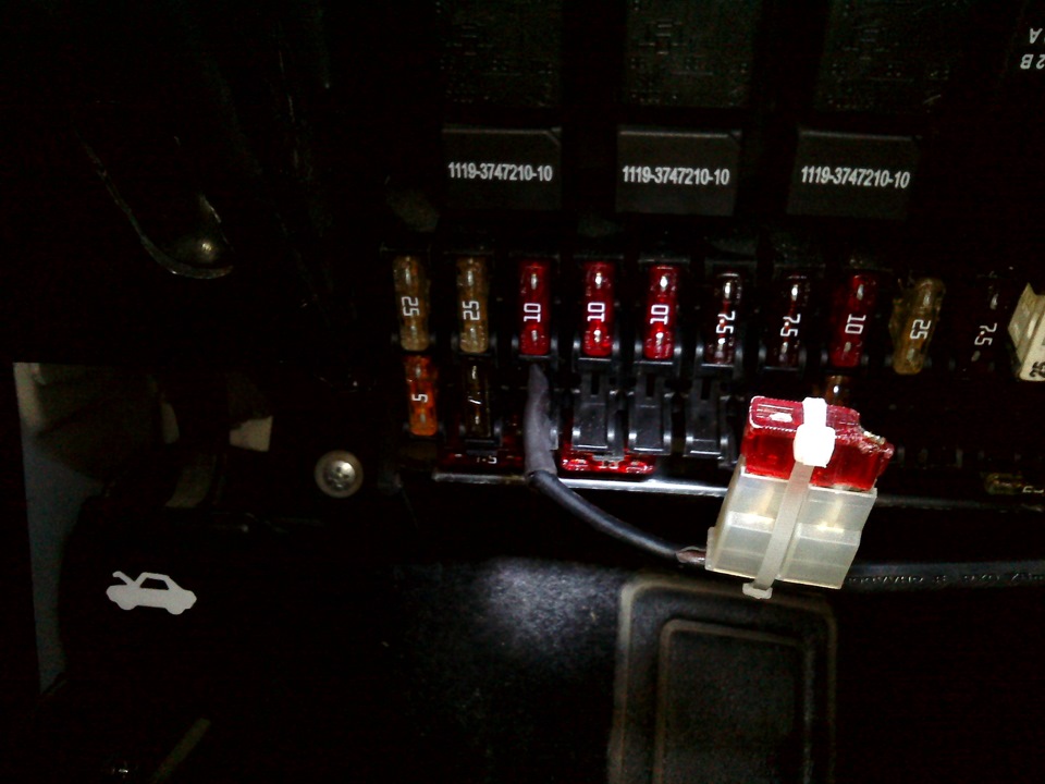 Отключение АБС на Лада Приора через кнопку