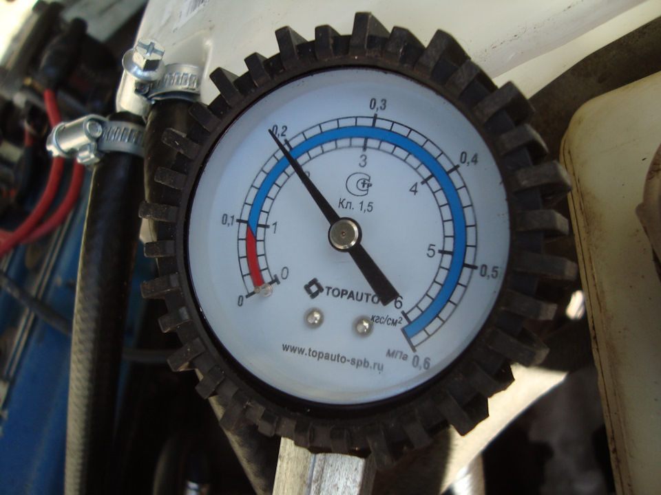 Давление на новом насосе от 514 спустя 30 минут работы