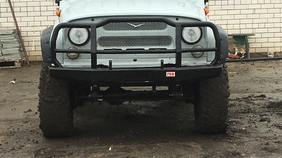 Уаз на военных мостах