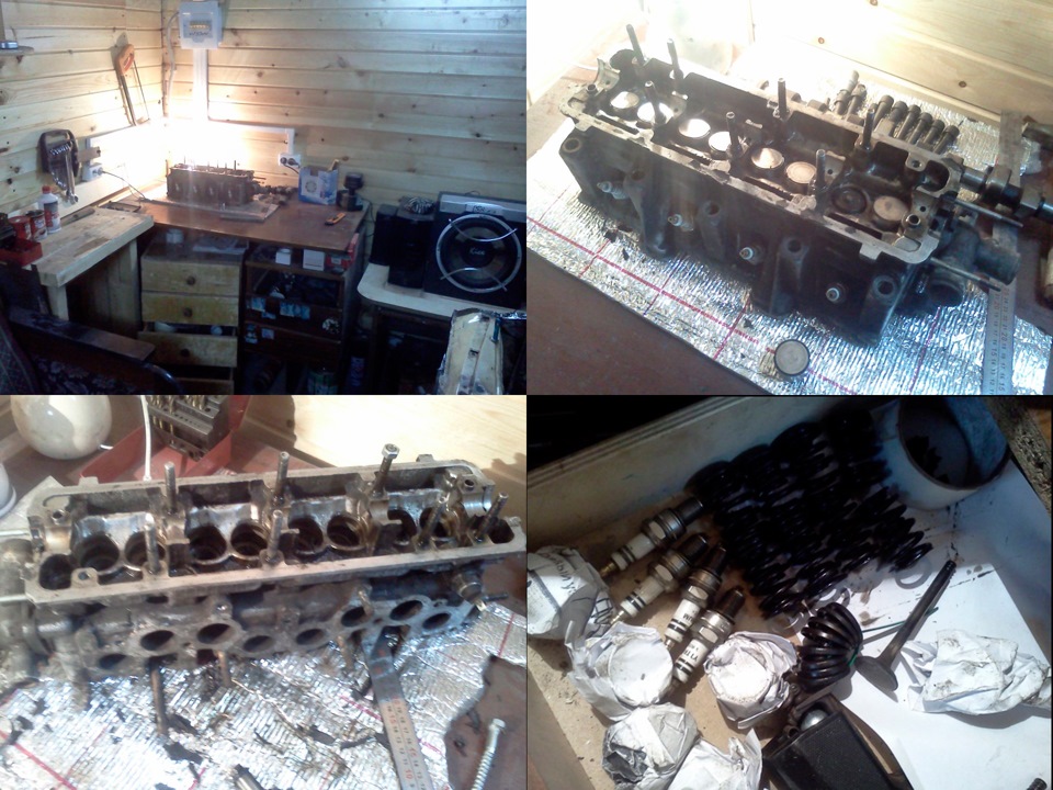 Расточка каналов ГБЦ 8 клапанов