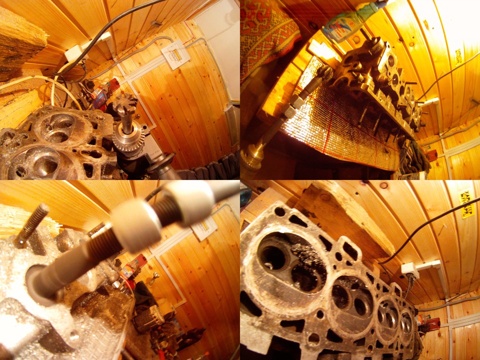 Расточка каналов ГБЦ 8 клапанов