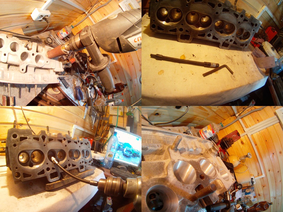 Шлифовка каналов ГБЦ