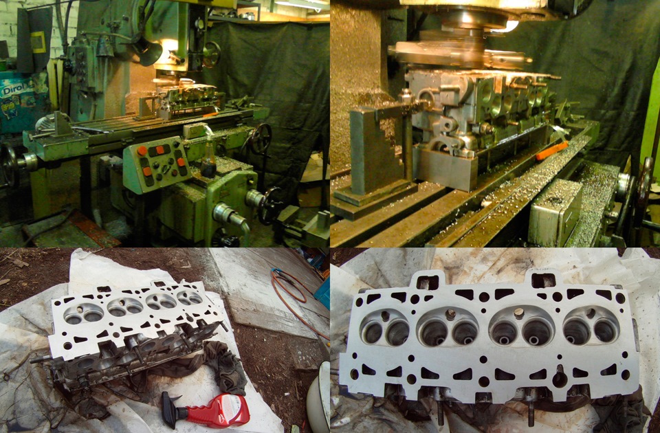 Фрезеровка ГБЦ 8 кл