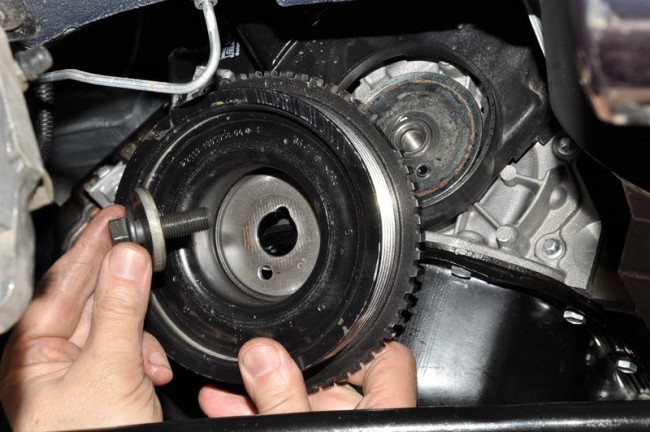 Шкив не должен мешать