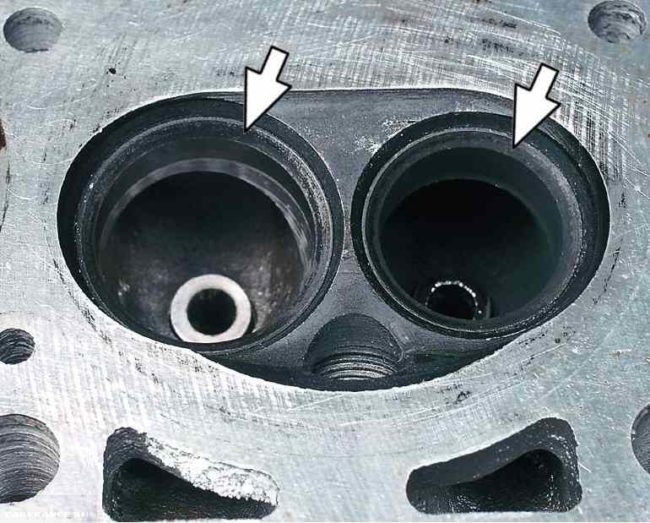 Сёдла клапанов, мотор ВАЗ 21114