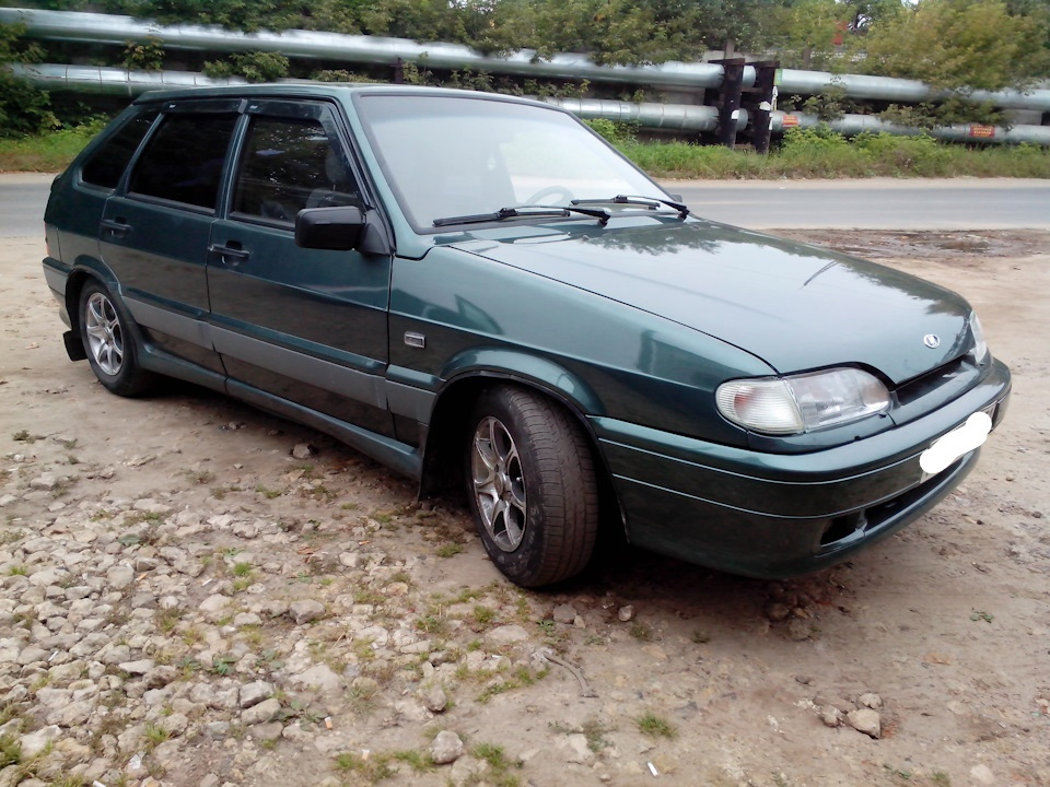 Занижение ВАЗ 2114. Спил перед 2, зад 3 витка