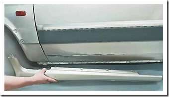 Накладки на пороги ВАЗ 2114 - снятие и установка