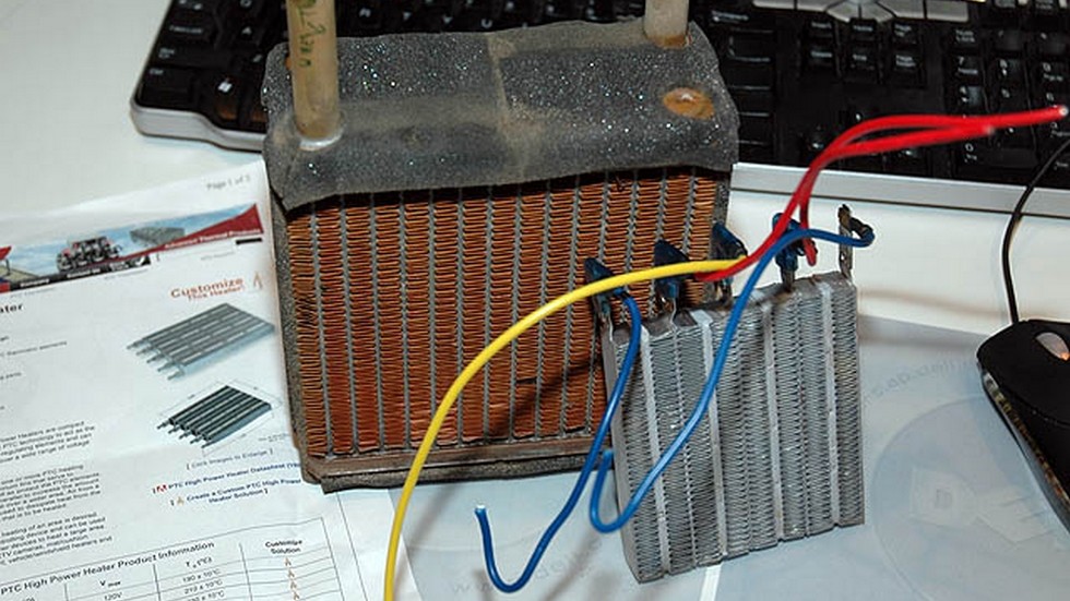 Печка для электромобиля