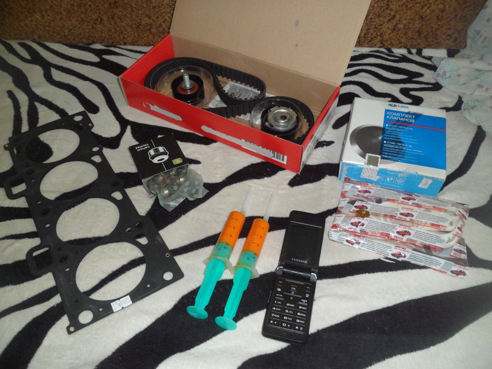 Замена клапанов Приора 16 клапанов