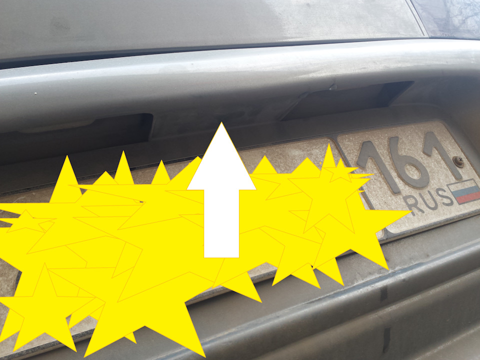 Установка камеры заднего вида на ВАЗ 2112