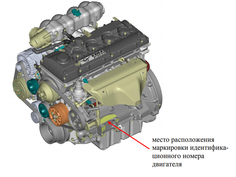 Общий вид двигателя ZMZ PRO (ЗМЗ 409)