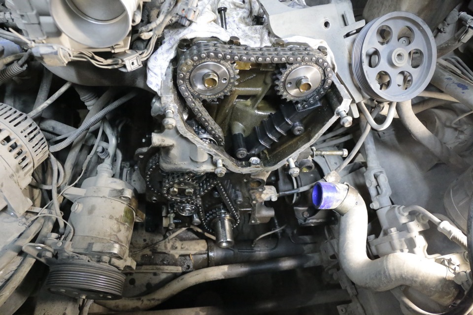 Установленный комплект ГРМ фирмы Прогресс на УАЗ Патриот ЗМЗ 409