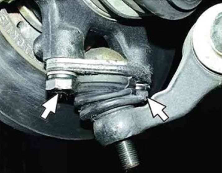 Снятие шаровой опоры ВАЗ