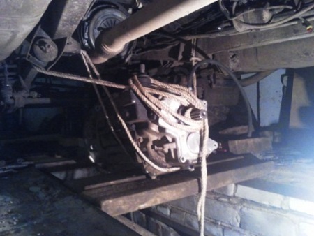 Установка КПП УАЗ Патриот