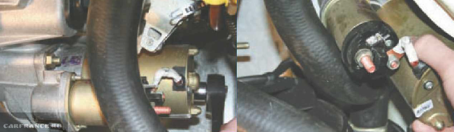 Снятие стартера с ВАЗ 2114