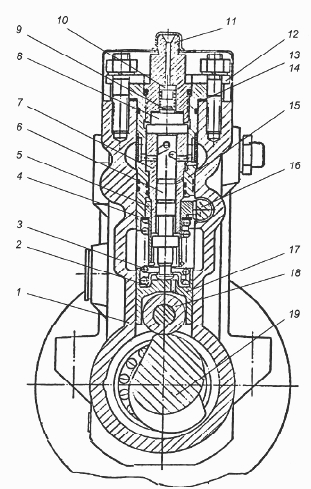 Секция топливного насоса высокого давления ЯМЗ-238