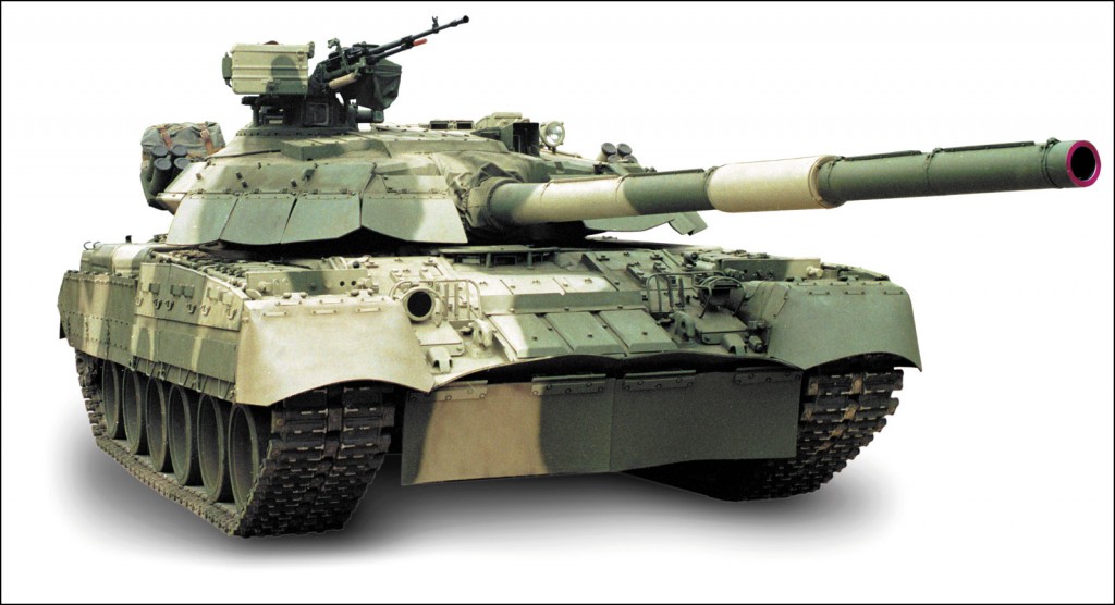 Танк Т-80 с газотурбинным двигателем ГТД-1000Т