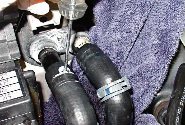 Промывка радиатора печки