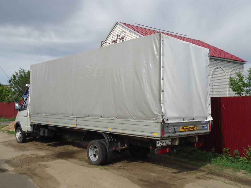Каркас под тент на ГАЗель своими руками