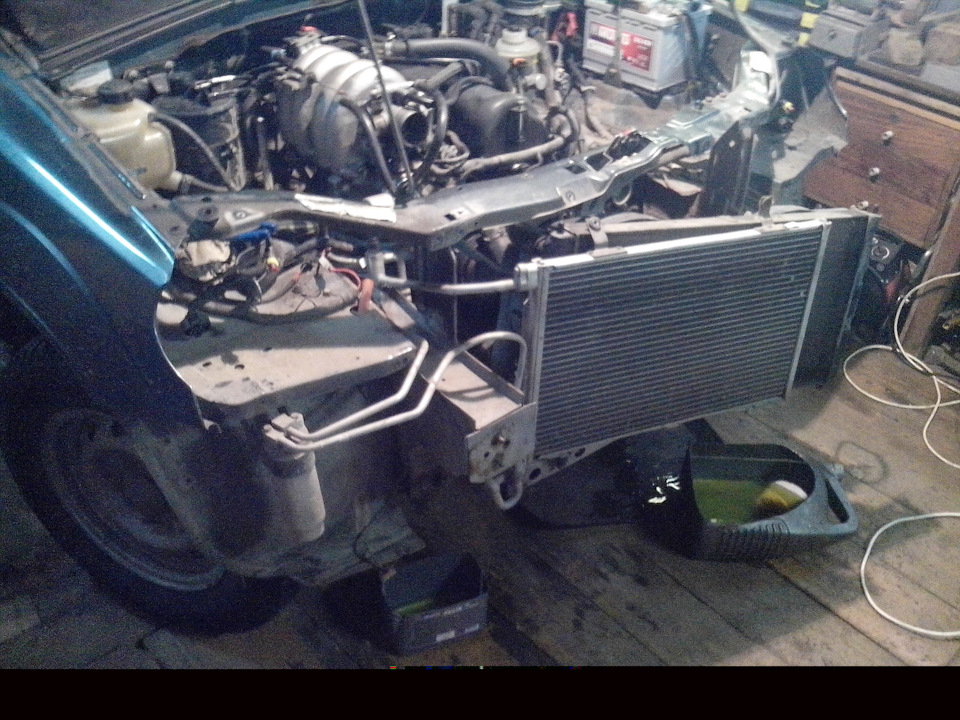 Замена радиатора Шевроле Нива (Travel) с кондиционером