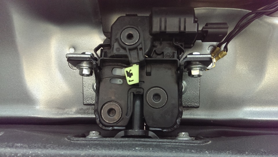 Замок в закрытом положении