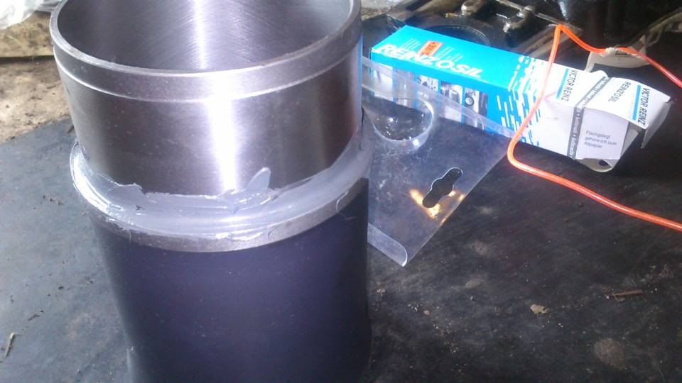 Установка гильз в блок цилиндров ЗМЗ 402