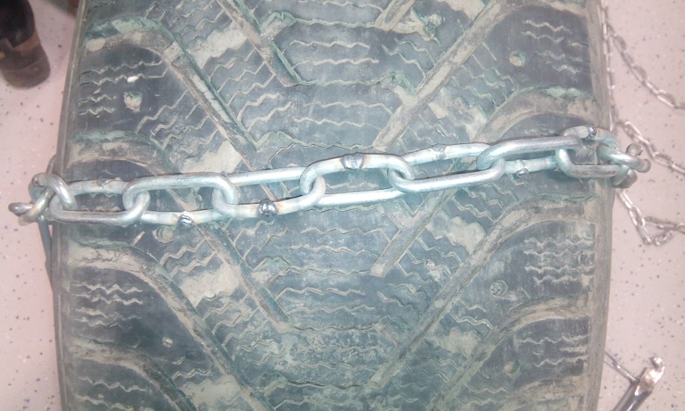 Цепи на колеса своими руками