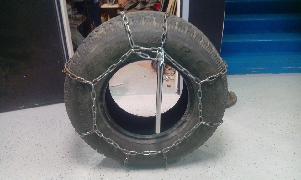 Цепи на колеса своими руками
