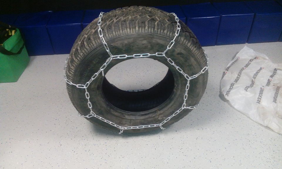Цепи на колеса своими руками