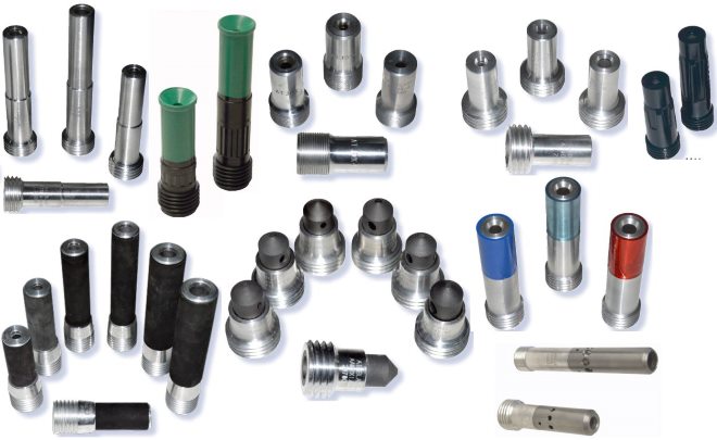 Абразивоструйные сопла различных конфигураций