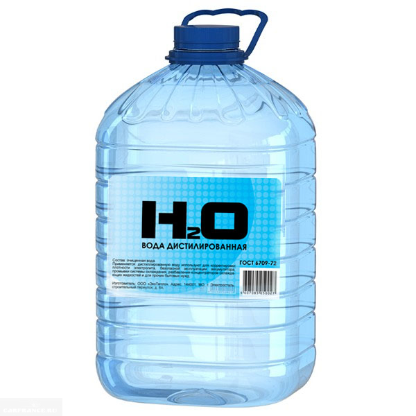 Дистиллированная вода — как средство для промывки системы охлаждения