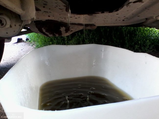 Тосол после промывки