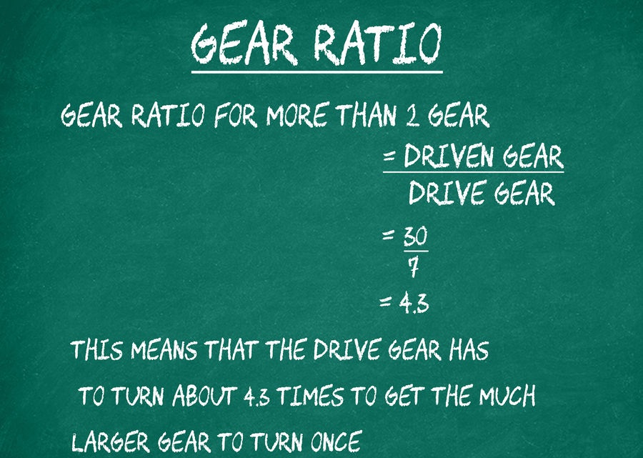 Передаточное отношение зубчатой передачи когда больше двух шестерен