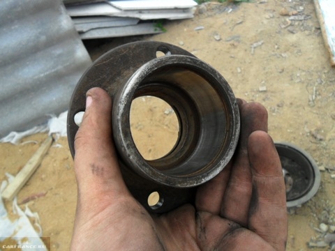 Демонтаж подшипника ступицы ВАЗ 2114