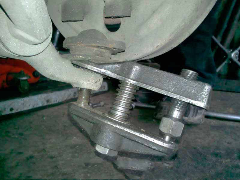 Снятие шаровой съемником