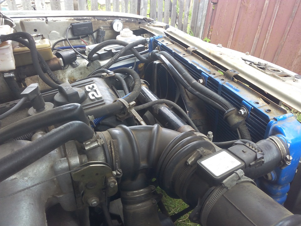 Установка вентилятора с ременным приводом на ЗМЗ 406