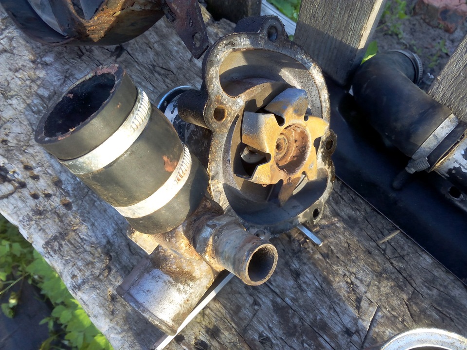 Установка вентилятора с ременным приводом на ЗМЗ 406