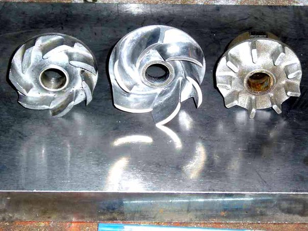 Виды крыльчаток на помпу УЗАМ 412