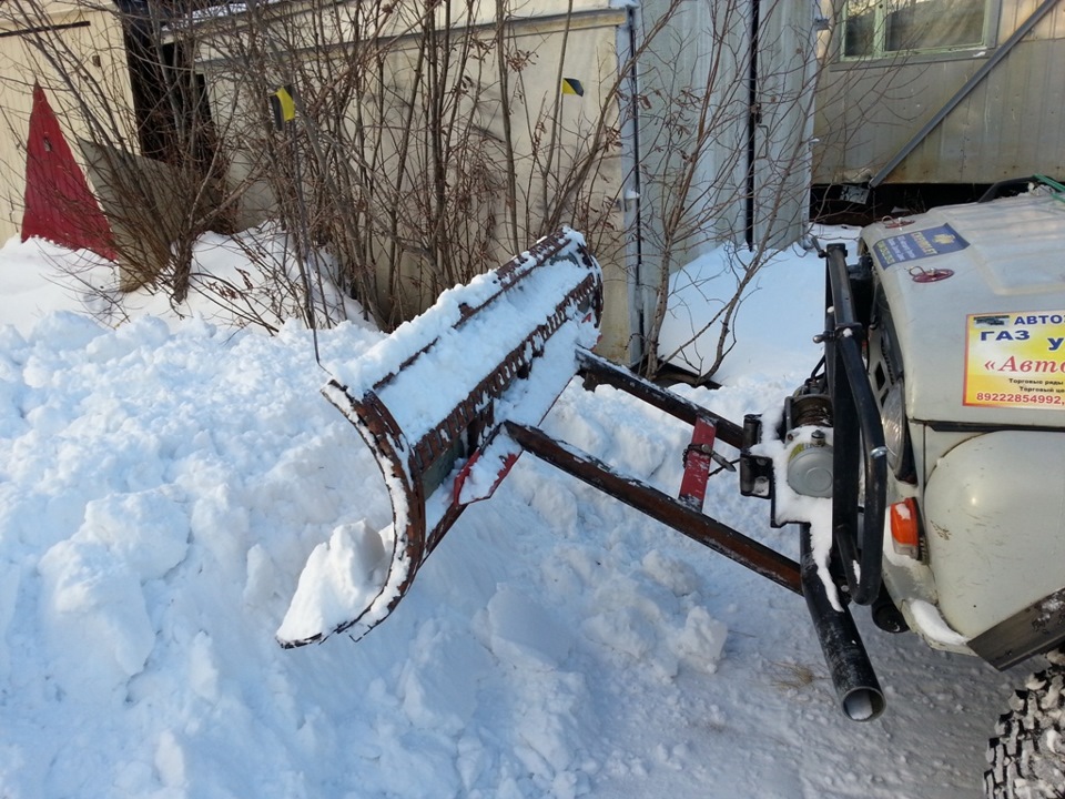 Отвал на УАЗ 3151