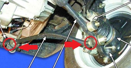 Угол кастора в плюс на ваз 2114