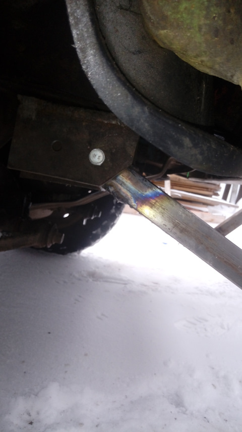 Нож для чистки снега на Ниву