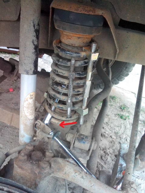 Установка передней пружины УАЗ Патриот