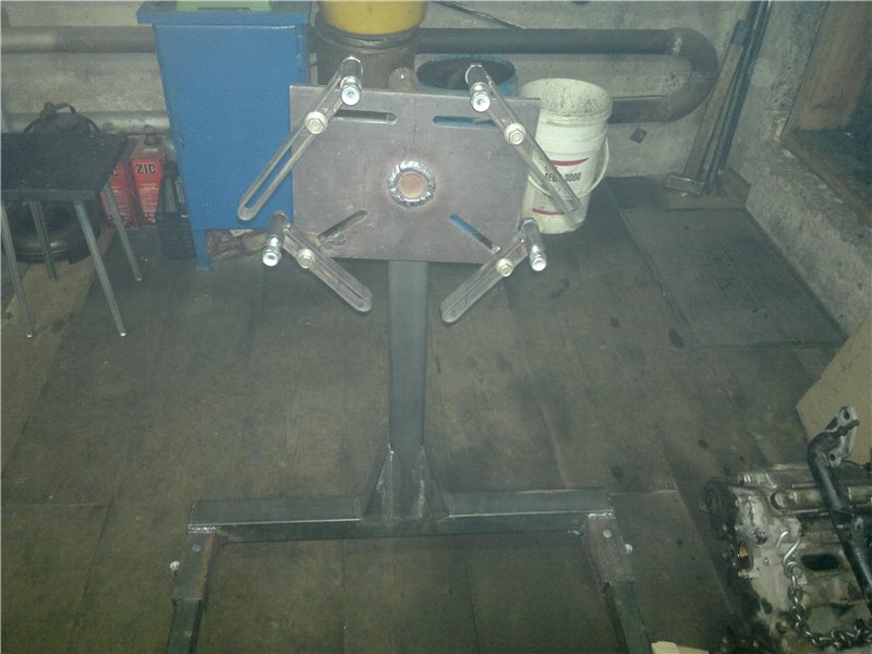 Самодельный стенд кантователь для двигателя