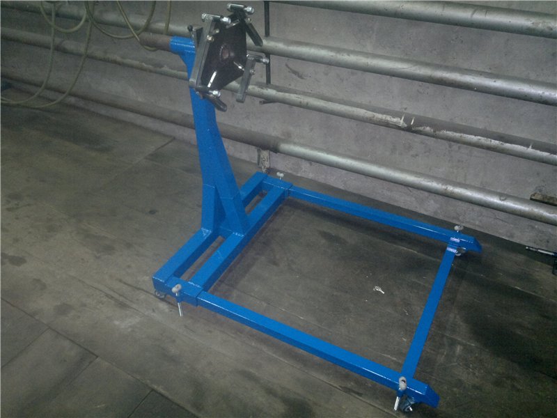 Самодельный стенд кантователь для двигателя